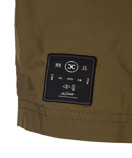CRIMIE（クライミー）の「PATCHWORK LOGO NYLON WATER-READY SHORTS（その他パンツ・メンズ・ブラック/ブラウン・XXL/XL/L/M/S）」の4枚目の写真