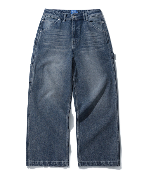 DECET(デケト)の「Painter Wide Pants DCPT070Blue(デニムパンツ・メンズ・その他・26/32/34/28/30)」の6枚目の写真