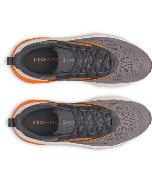 UNDER ARMOUR(アンダーアーマー)の「UAローグ6 ワイド(ランニング/メンズ)(スニーカー・メンズ・グレー×ホワイト・26.0cm/28.0cm/29.0cm/28.5cm/27.5cm/30.0cm/25.0cm/26.5cm/25.5cm/27.0cm)」の3枚目の写真