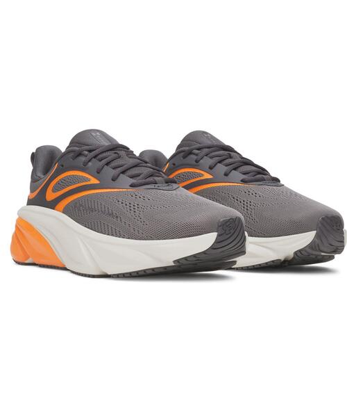 UNDER ARMOUR(アンダーアーマー)の「UAローグ6 ワイド(ランニング/メンズ)(スニーカー・メンズ・グレー×ホワイト・26.0cm/28.0cm/29.0cm/28.5cm/27.5cm/30.0cm/25.0cm/26.5cm/25.5cm/27.0cm)」の4枚目の写真