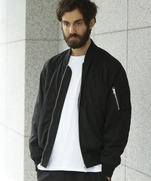 BEAUTY&YOUTH UNITED ARROWS（ビューティーアンドユースユナイテッドアローズ）の「BY ∴  シンサレート ライト MA-1 ◆（MA-1・メンズ・ブラック/オリーブ・MEDIUM/LARGE/X-LARGE/SMALL）」の17枚目の写真