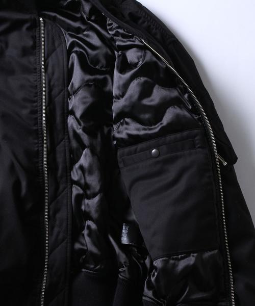 BEAUTY&YOUTH UNITED ARROWS（ビューティーアンドユースユナイテッドアローズ）の「BY ∴  シンサレート ライト MA-1 ◆（MA-1・メンズ・ブラック/オリーブ・MEDIUM/LARGE/X-LARGE/SMALL）」の5枚目の写真