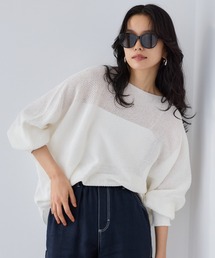 BARNYARDSTORM（バンヤードストーム）の「BARNYARDSTORM   ペーパーワイドドルマンニット【WEB限定カラー】【『ネルソンさん』YouTubeご紹介アイテム】（ニット/セーター）」