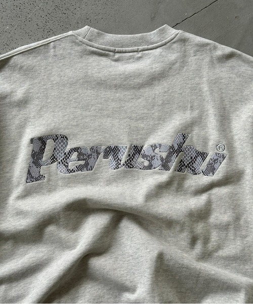 Perushu（ペルーシュ）の「Perushu embroidered logo clue sweat／Perushu 刺繍ロゴクルースウェット（スウェット・メンズ・ブラック/ボルドー/オートミール/ライトイエロー・LARGE/MEDIUM）」の22枚目の写真
