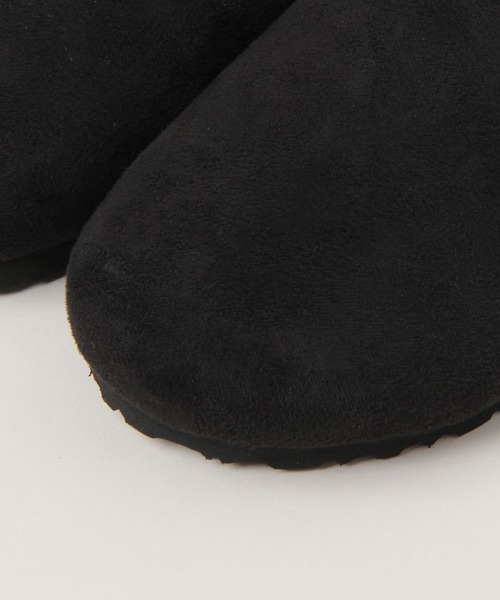 RAGEBLUE（レイジブルー）の「フェイクスエードサボ（モカシン/デッキシューズ・レディース・ベージュ系その他2/ブラック・LARGE/MEDIUM）」の8枚目の写真