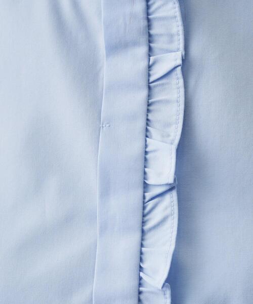 index（インデックス）の「ブロードフロントフリルブラウス【洗濯機OK】《5col》（シャツ/ブラウス・レディース・ネイビー系2/オフホワイト/サックスブルー系7/サックスブルー/ネイビー系5・42/40/38/36）」の13枚目の写真