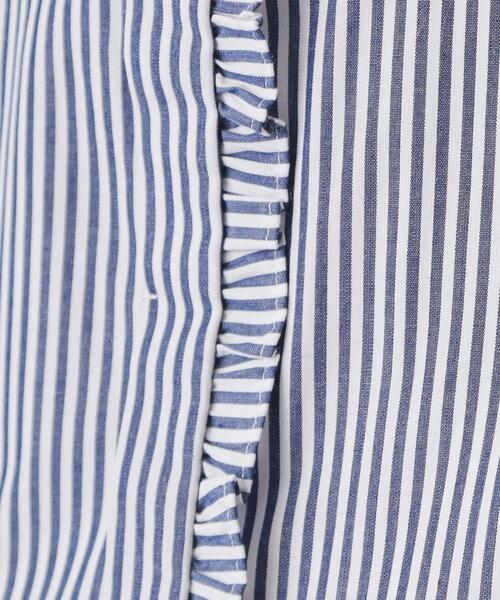 index（インデックス）の「ブロードフロントフリルブラウス【洗濯機OK】《5col》（シャツ/ブラウス・レディース・ネイビー系2/オフホワイト/サックスブルー系7/サックスブルー/ネイビー系5・42/40/38/36）」の17枚目の写真