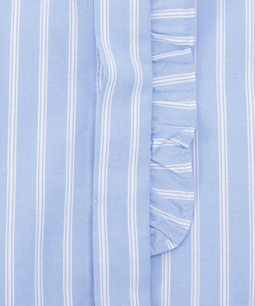 index（インデックス）の「ブロードフロントフリルブラウス【洗濯機OK】《5col》（シャツ/ブラウス・レディース・ネイビー系2/オフホワイト/サックスブルー系7/サックスブルー/ネイビー系5・42/40/38/36）」の21枚目の写真