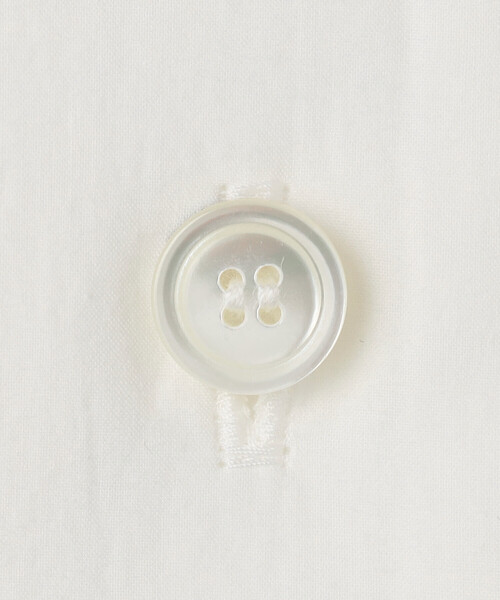 HAVERSACK（ハバーザック）の「HAVERSACK | 〈別注〉 長袖 ギャザーネックシャツ WOMEN（シャツ/ブラウス・レディース・ブラック/ホワイト・0）」の11枚目の写真