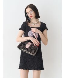 jouetie | シャーリングミニワンピース(ワンピース)