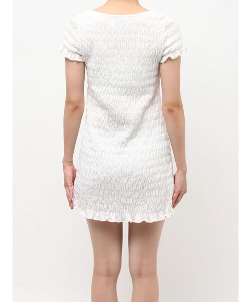 jouetie（ジュエティ）の「シャーリングミニワンピース（ワンピース・レディース・オフホワイト/ブルー/ブラック・MEDIUM）」の20枚目の写真