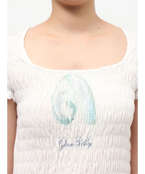 jouetie（ジュエティ）の「シャーリングミニワンピース（ワンピース・レディース・オフホワイト/ブルー/ブラック・MEDIUM）」の21枚目の写真