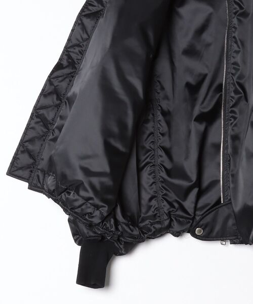 FACETASM（ファセッタズム）の「FACETASM/ファセッタズム/RIBLESS MA-1（MA-1・メンズ・ブラック・4/3）」の3枚目の写真