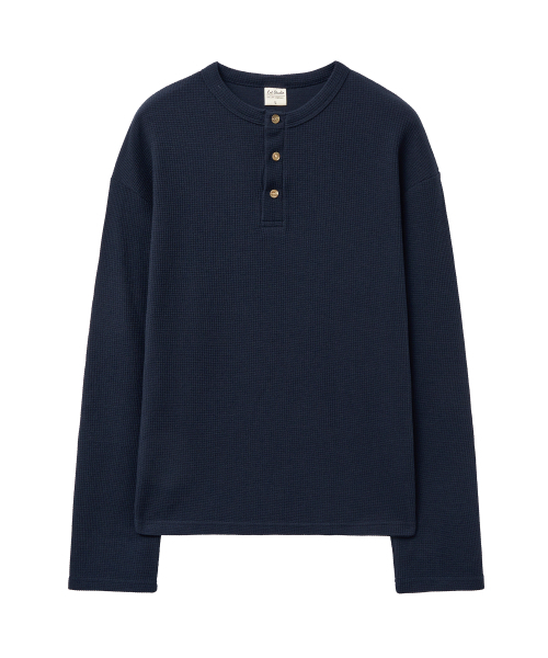 LXT（エルエックスティー）の「ワッフルヘンリーネッククロップTシャツ[ネイビー]（Tシャツ/カットソー・メンズ・その他・MEDIUM/LARGE/X-LARGE）」の10枚目の写真