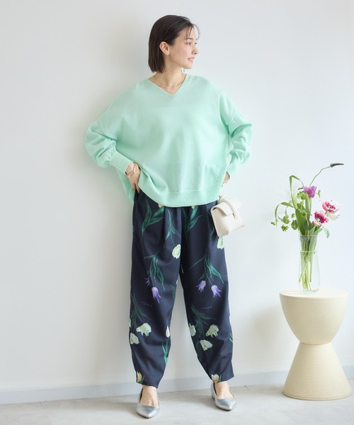 KATHARINE ROSS(キャサリンロス)の「【KATHARINE ROSS】前後2WAY和紙プルオーバー(ニット/セーター・レディース・ミント/ピンク/チャコールグレー/オフホワイト・FREE)」の16枚目の写真