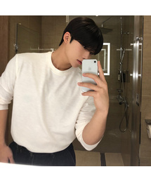 MINDBRIDGE（マインドブリッジ）の「サカリバスラブラウンド長袖Tシャツ - 2カラー（Tシャツ/カットソー）」