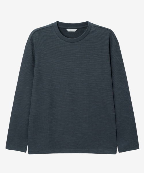 MINDBRIDGE(マインドブリッジ)の「サカリバスラブラウンド長袖Tシャツ - 2カラー(Tシャツ/カットソー・メンズ・オフホワイト/ダークグレー・100/105/110/95)」の12枚目の写真