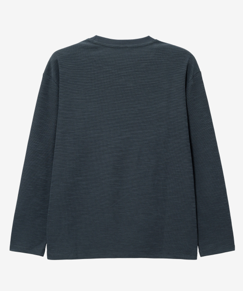 MINDBRIDGE(マインドブリッジ)の「サカリバスラブラウンド長袖Tシャツ - 2カラー(Tシャツ/カットソー・メンズ・オフホワイト/ダークグレー・100/105/110/95)」の13枚目の写真