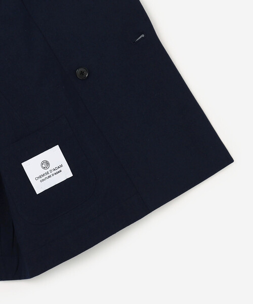 Bshop（ビショップ）の「CHEMISE D'ADAM | 〈別注〉ダブルブレスト シャツジャケット WOMEN（テーラードジャケット・レディース・ネイビー・36/38）」の7枚目の写真