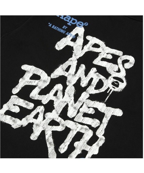 AAPE BY A BATHING APE(エーエイプバイアベイシングエイプ)の「AAPE BASIC TEE(Tシャツ/カットソー・メンズ・アイボリー/ブラック/オレンジ・MEDIUM/X-LARGE/LARGE/SMALL/XX-LARGE)」の6枚目の写真
