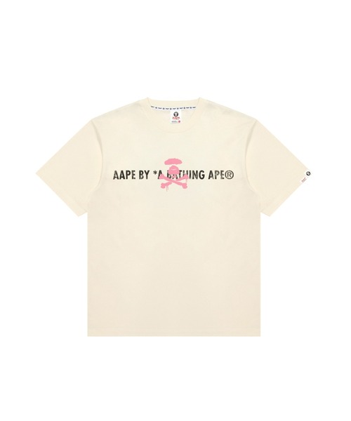 AAPE BY A BATHING APE(エーエイプバイアベイシングエイプ)の「AAPE BASIC TEE(Tシャツ/カットソー・メンズ・アイボリー/ブラック/オレンジ・MEDIUM/X-LARGE/LARGE/SMALL/XX-LARGE)」の7枚目の写真