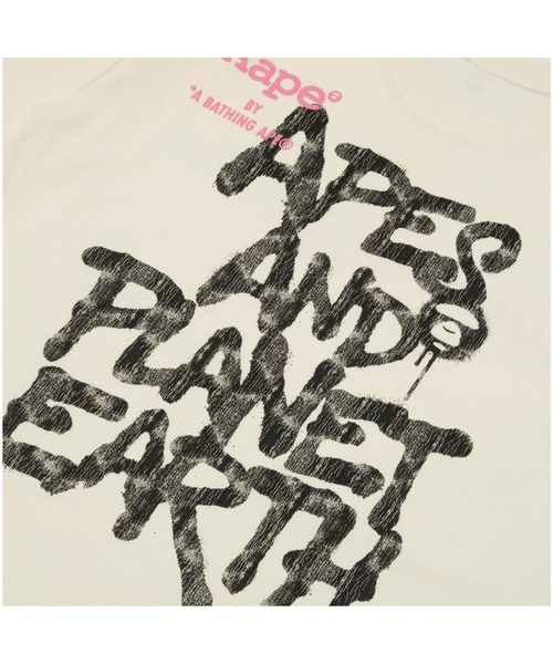 AAPE BY A BATHING APE(エーエイプバイアベイシングエイプ)の「AAPE BASIC TEE(Tシャツ/カットソー・メンズ・アイボリー/ブラック/オレンジ・MEDIUM/X-LARGE/LARGE/SMALL/XX-LARGE)」の9枚目の写真