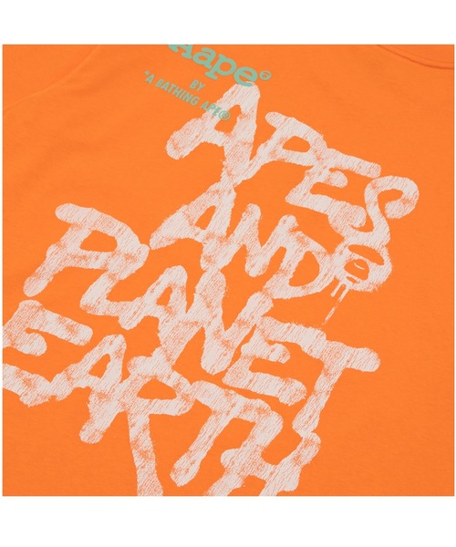 AAPE BY A BATHING APE(エーエイプバイアベイシングエイプ)の「AAPE BASIC TEE(Tシャツ/カットソー・メンズ・アイボリー/ブラック/オレンジ・MEDIUM/X-LARGE/LARGE/SMALL/XX-LARGE)」の12枚目の写真