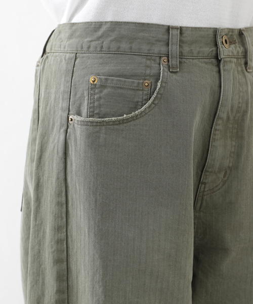 JOURNAL STANDARD LUXE（ジャーナルスタンダード　ラックス）の「ヴィンテージヘリンボン スウィッチパンツ（その他パンツ・レディース・カーキ・MEDIUM/SMALL）」の11枚目の写真