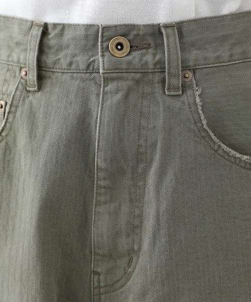 JOURNAL STANDARD LUXE（ジャーナルスタンダード　ラックス）の「ヴィンテージヘリンボン スウィッチパンツ（その他パンツ・レディース・カーキ・MEDIUM/SMALL）」の14枚目の写真