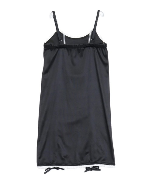 ANAP GiRL(アナップガール)の「シャーリング リボン キャミ ワンピース(ワンピース・キッズ・ブラック/ピンク・XS/M/S)」の17枚目の写真