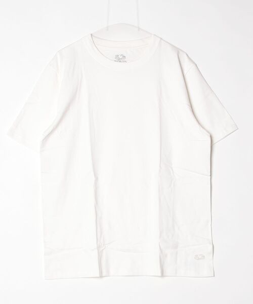 FRUIT OF THE LOOM(フルーツオブザルーム)の「"05"≪FRUIT OF THE LOOM≫パックT 7.0oz ヘビーウェイト Tシャツ(胸ポケットなし)(Tシャツ/カットソー・メンズ・ブラック/オフホワイト・MEDIUM/LARGE/X-LARGE)」の18枚目の写真