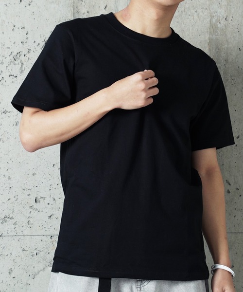 FRUIT OF THE LOOM(フルーツオブザルーム)の「"05"≪FRUIT OF THE LOOM≫パックT 7.0oz ヘビーウェイト Tシャツ(胸ポケットなし)(Tシャツ/カットソー・メンズ・ブラック/オフホワイト・MEDIUM/LARGE/X-LARGE)」の8枚目の写真
