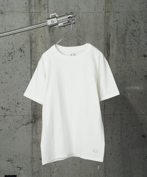FRUIT OF THE LOOM(フルーツオブザルーム)の「"05"≪FRUIT OF THE LOOM≫パックT 7.0oz ヘビーウェイト Tシャツ(胸ポケットなし)(Tシャツ/カットソー・メンズ・ブラック/オフホワイト・MEDIUM/LARGE/X-LARGE)」の9枚目の写真