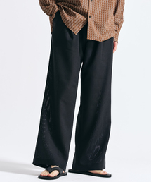 417 EDIFICE | 【EVALET / エバレット】メッシュ ワイドパンツ "セットアップ着用可能"(スラックス)