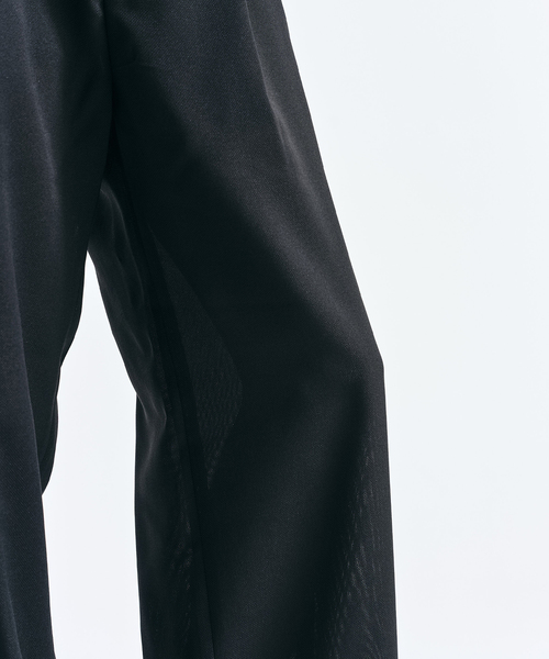 417 EDIFICE（フォーワンセブンエディフィス）の「【EVALET / エバレット】メッシュ ワイドパンツ "セットアップ着用可能"（スラックス・メンズ・チャコールグレー/グレー/ブラック/ベージュ・LARGE/MEDIUM/SMALL）」の16枚目の写真