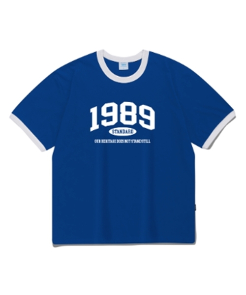 1989STANDARD(1989スタンダード)の「OUR 1989 クールコットンリンガー半袖(SRSSTD-0004)(Tシャツ/カットソー・レディース・ライトグレー/ブラック/ブルー/アイボリー・LARGE/MEDIUM/X-LARGE)」の4枚目の写真