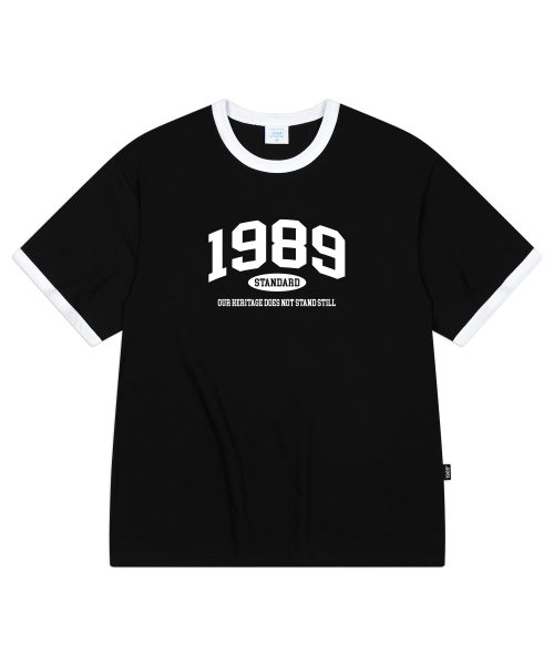 1989STANDARD(1989スタンダード)の「OUR 1989 クールコットンリンガー半袖(SRSSTD-0004)(Tシャツ/カットソー・レディース・ライトグレー/ブラック/ブルー/アイボリー・LARGE/MEDIUM/X-LARGE)」の5枚目の写真