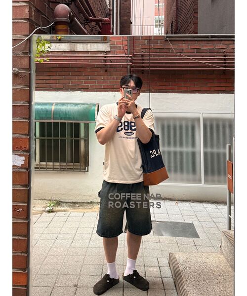 1989STANDARD(1989スタンダード)の「OUR 1989 クールコットンリンガー半袖(SRSSTD-0004)(Tシャツ/カットソー・レディース・ライトグレー/ブラック/ブルー/アイボリー・LARGE/MEDIUM/X-LARGE)」の10枚目の写真