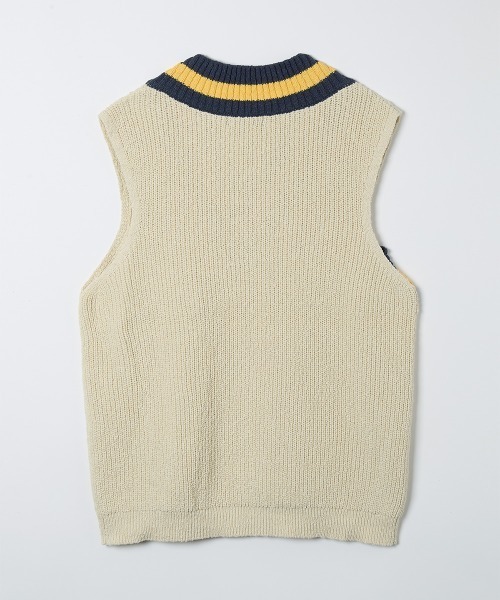 soduk(スドーク)の「【soduk】26SS新作 crossing knit vest / クロッシングニットベスト(ベスト・レディース・ブラウン/ブラック/アイボリー・ONE SIZE)」の14枚目の写真