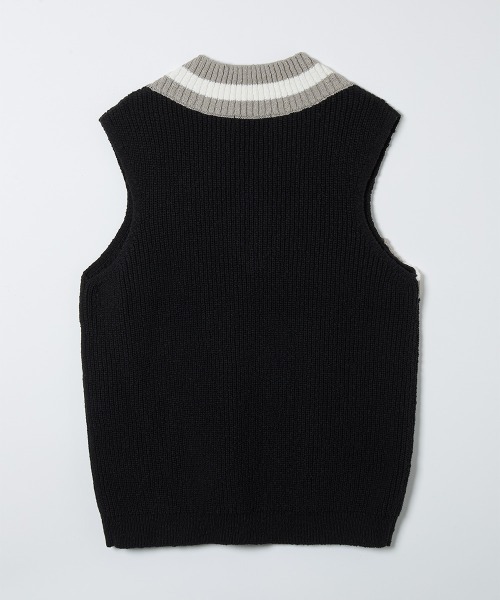 soduk(スドーク)の「【soduk】26SS新作 crossing knit vest / クロッシングニットベスト(ベスト・レディース・ブラウン/ブラック/アイボリー・ONE SIZE)」の15枚目の写真
