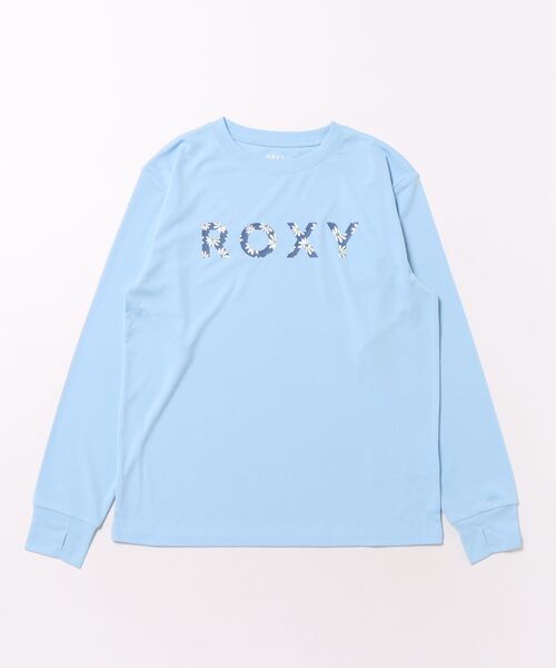 ROXY（ロキシー）の「ROXY キッズ SPLASHY L/S 長袖ラッシュガード 【2026年春夏モデル】（ラッシュガード・キッズ・オフホワイト/ミント/ホワイト・140/150/130）」の3枚目の写真
