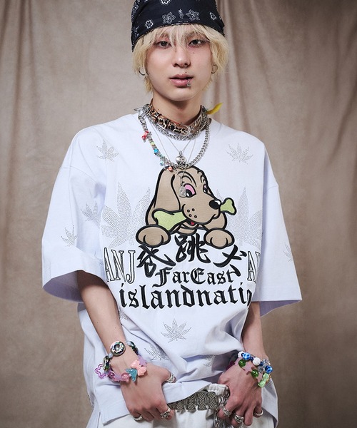 GALFY(ガルフィー)の「【GALFY/ガルフィー】ガンジャパンTee(Tシャツ/カットソー・メンズ・ホワイト/ブラック・XL/M/L)」の12枚目の写真