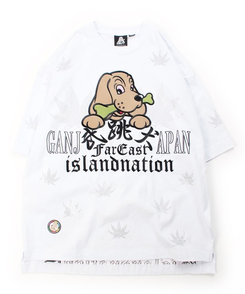 GALFY(ガルフィー)の「【GALFY/ガルフィー】ガンジャパンTee(Tシャツ/カットソー・メンズ・ホワイト/ブラック・XL/M/L)」の3枚目の写真