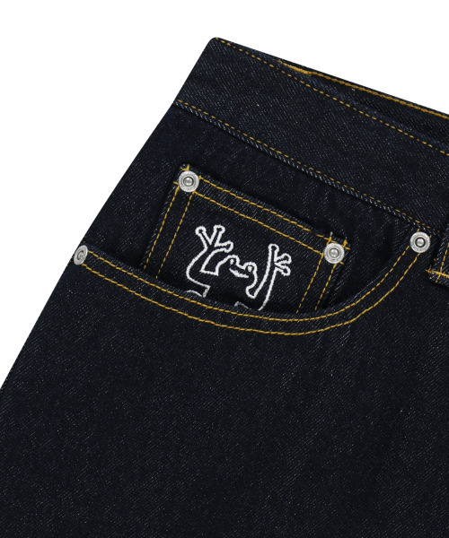WKNDRS(ウィーキャンドース)の「FROG WIDE DENIM PANTS (D.BLUE)(デニムパンツ・レディース・その他・SMALL/MEDIUM/LARGE/X-LARGE)」の4枚目の写真
