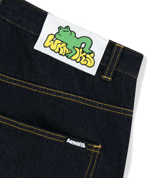 WKNDRS(ウィーキャンドース)の「FROG WIDE DENIM PANTS (D.BLUE)(デニムパンツ・レディース・その他・SMALL/MEDIUM/LARGE/X-LARGE)」の5枚目の写真