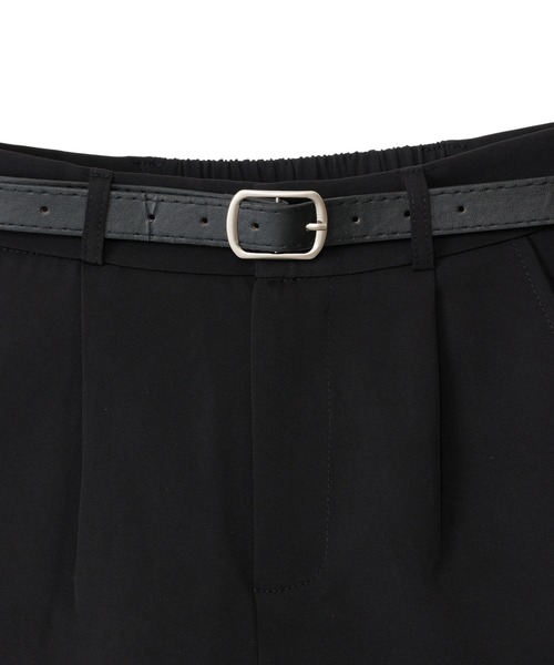 Ada.（エイダ）の「【Mellfy】タック入り ハイウエスト ショート パンツ（その他パンツ・レディース・ホワイト/ブラック/ベージュ・S/M）」の8枚目の写真