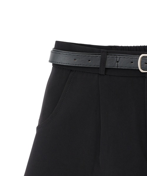 Ada.（エイダ）の「【Mellfy】タック入り ハイウエスト ショート パンツ（その他パンツ・レディース・ホワイト/ブラック/ベージュ・S/M）」の9枚目の写真