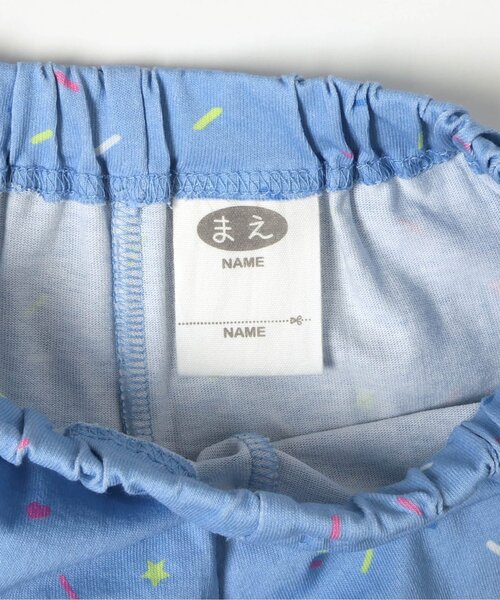 Ampersand（アンパサンド）の「スパンコールモチーフパジャマ（ルームウェア/パジャマ・キッズ・イエロー/アイボリー/サックスブルー・80/90/100/110/120/130/140）」の5枚目の写真