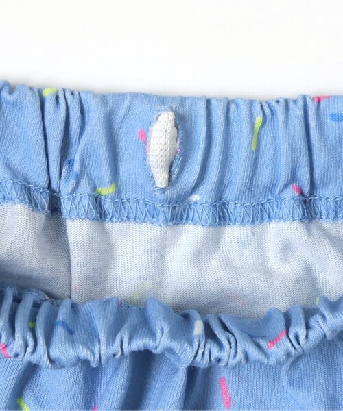 Ampersand（アンパサンド）の「スパンコールモチーフパジャマ（ルームウェア/パジャマ・キッズ・イエロー/アイボリー/サックスブルー・80/90/100/110/120/130/140）」の6枚目の写真