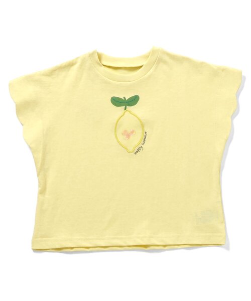 Ampersand（アンパサンド）の「スパンコールモチーフパジャマ（ルームウェア/パジャマ・キッズ・イエロー/アイボリー/サックスブルー・80/90/100/110/120/130/140）」の11枚目の写真